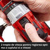 Masina de gaurit si insurubat (bormasina) cu impact Einhell Professional TP - CD 18 Li - i BL Solo Power X - Change, 18 V,motor fără perii, 60 Nm, 2 viteze, mandrină metalică de 13 mm, lumină LED, fara acumulator Einhell - scule electrice si unelte profesionale - BricoMart