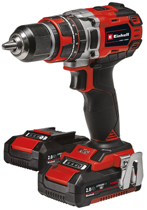 Masina de gaurit si insurubat (bormasina) cu impact pe acumulator Einhell Professional TE - CD 18/50 Li - i BL Kit Power X - Change, 18 V, motor fara perii, incl. doua baterii reincarcabile PXC de 2,0 Ah si incarcator, S35 E - Box Einhell - scule electrice si unelte profesionale - BricoMart
