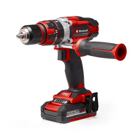 Masina de gaurit si insurubat (bormasina) cu impact pe acumulator Einhell TE - CD 18/48 Li - i Kit Power X - Change, Li - ion, 18 V, 48 Nm, capacitate de gaurire 10 mm in beton, geanta, incl. 2 baterii de 2,0 Ah si incarcator Einhell - scule electrice si unelte profesionale - BricoMart