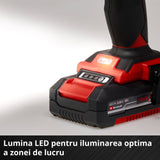 Masina de gaurit si insurubat (bormasina) cu impact pe acumulator Einhell TE - CD 18/48 Li - i Kit Power X - Change, Li - ion, 18 V, 48 Nm, capacitate de gaurire 10 mm in beton, geanta, incl. 2 baterii de 2,0 Ah si incarcator Einhell - scule electrice si unelte profesionale - BricoMart