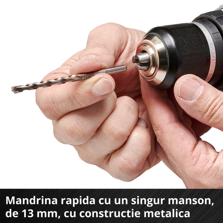 Masina de gaurit si insurubat (bormasina) pe acumulator Einhell Professional TP - CD 18/60 Li BL - Solo Power X - Change, Li - ion, 18 V, motor fara perii, mandrina metalica de gaurit de 13 mm, cutie de viteze cu 2 trepte, livrata fara acumulator sau incarcator Einhell - scule electrice si unelte profesionale - BricoMart