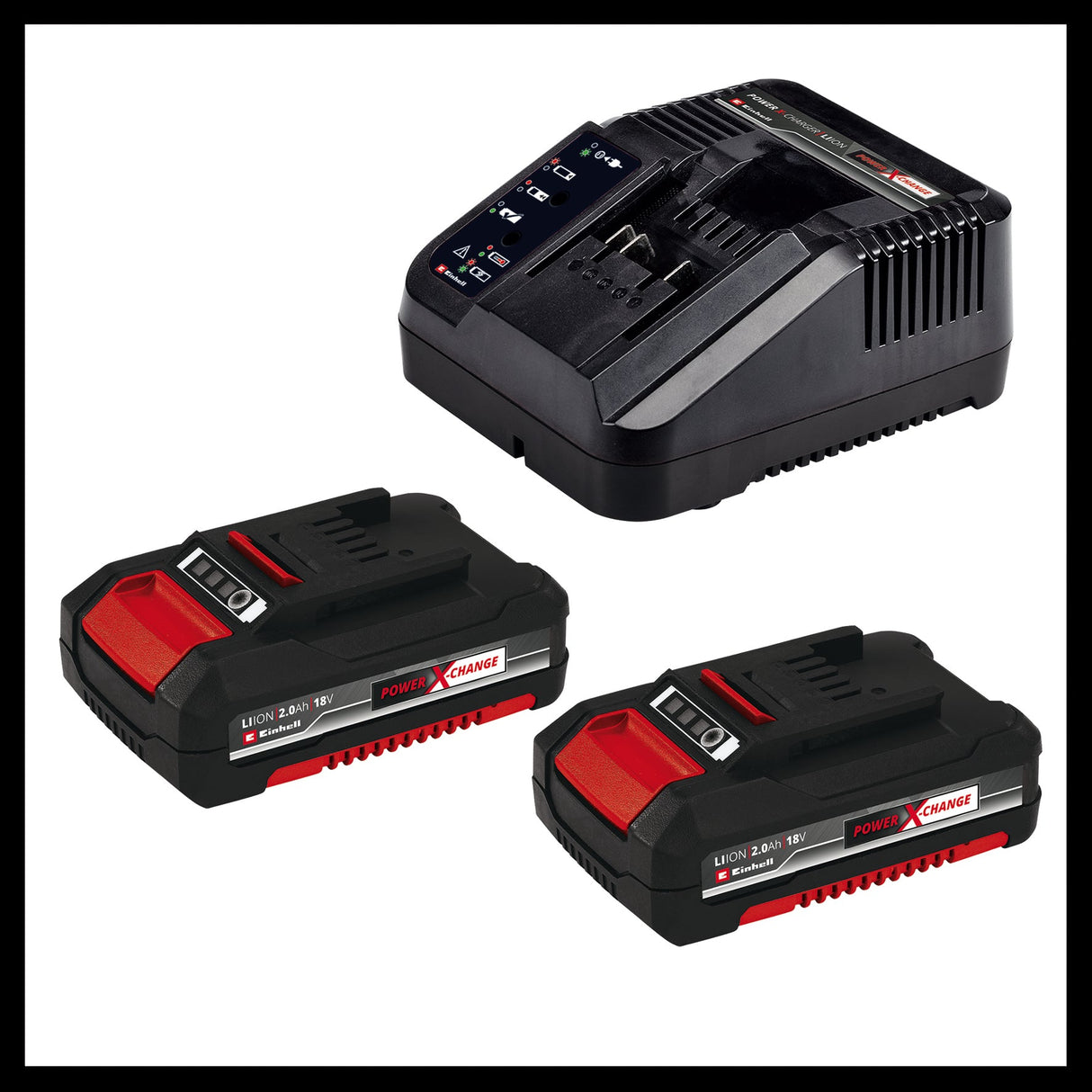 Masina de gaurit si insurubat (bormasina) pe acumulator Einhell TE - CD 18/40 Li BL (2x2.0 Ah Power X - Change, Li - ion, 18 V, 40 Nm, motor fara perii, cutie de viteze cu 2 trepte, control electronic al vitezei, incl. 2x baterii de 2.0 Ah si incarcator rapid Einhell - scule electrice si unelte profesionale - BricoMart