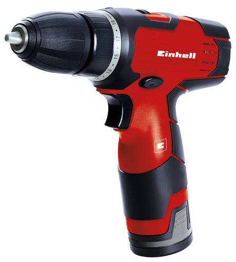 Masina de gaurit si insurubat (bormasina) pe acumulator Einhell TH - CD 12 - 2 Li, 12V, 1.3Ah, 24Nm, oprire rapida, prindere moale, cutie de viteze cu 2 trepte, 20 de trepte de cuplu, blocare ax, geanta Einhell - scule electrice si unelte profesionale - BricoMart