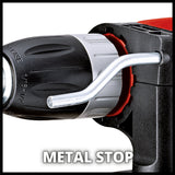 Masina de gaurit si insurubat cu percutie Einhell TC - ID 650 E, 650 W, capacitate de gaurire Ø lemn 25 mm, beton 13 mm, metal 10 mm, opritor de adancime metalic, carlig de curea Einhell - scule electrice si unelte profesionale - BricoMart