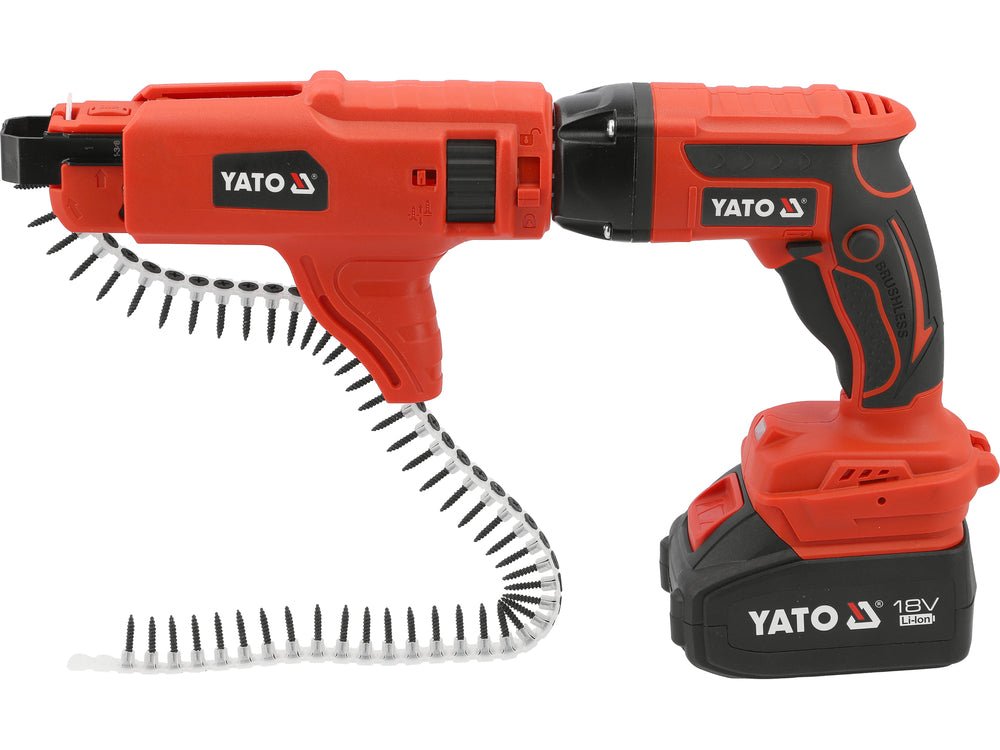 MASINA DE INSURUBAT PENTRU RIGIPS 18V, 1X4AH Yato YT - 82075 Yato - scule electrice si unelte profesionale - BricoMart