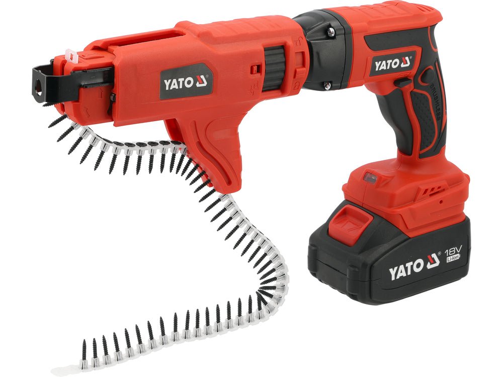 MASINA DE INSURUBAT PENTRU RIGIPS 18V, 1X4AH Yato YT - 82075 Yato - scule electrice si unelte profesionale - BricoMart