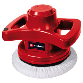 Masina de polisat auto Einhell CC - PO 90, intrerupator pornit/oprit, practica si robusta, include 1 pad de lustruit textil si unul sintetic Einhell - scule electrice si unelte profesionale - BricoMart