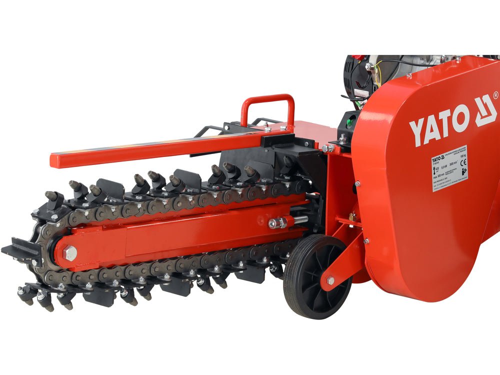 Masina de sapat pe benzina Yato YT - 86140 , 420CC , Motor Loncin 4 timpi , 27 dinti YATO - scule electrice si unelte profesionale - BricoMart
