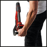 Masina de scuturat de masline/recoltat fructe pe acumulator Einhell GE - FS 18/53 Li - Solo Power X - Change (18 V, latime de lucru 53 cm, lungime totala 310 cm, telescopic, cutite interschimbabile, fara acumulator Einhell - scule electrice si unelte profesionale - BricoMart
