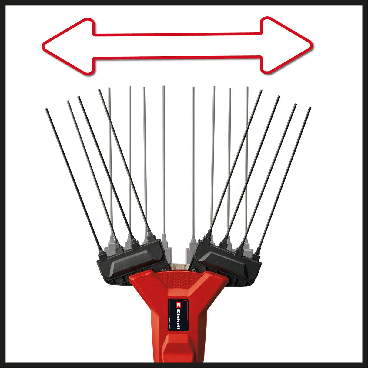 Masina de scuturat de masline/recoltat fructe pe acumulator Einhell GE - FS 18/53 Li - Solo Power X - Change (18 V, latime de lucru 53 cm, lungime totala 310 cm, telescopic, cutite interschimbabile, fara acumulator Einhell - scule electrice si unelte profesionale - BricoMart
