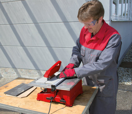 Masina de taiat placi ceramice Einhell TC - TC 800, 800 W, 2950 rpm, masa rabatabila din otel inoxidabil cu scala unghiulara, opritor unghiular reglabil, rezervor de apa, opritor paralel, protectie disc taietor, maner de transport Einhell - scule electrice si unelte profesionale - BricoMart