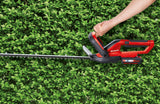 Masina de tuns gard viu pe acumulator Einhell GC - CH 1855/1 Li - Solo Power X - Change (18 V, lungime de taiere 55 cm, distanta intre dinti 18 mm, incl. colector de taiere, fara acumulator Einhell - scule electrice si unelte profesionale - BricoMart