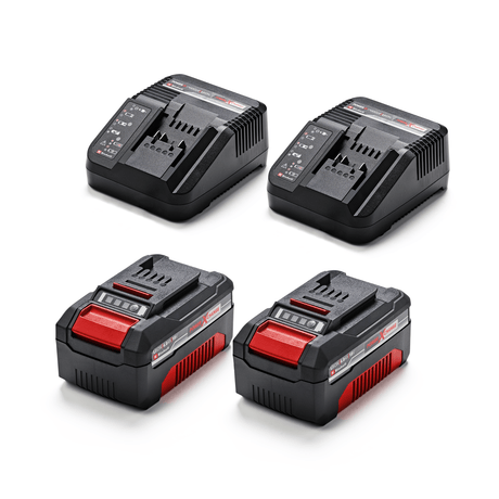 Masina de tuns iarba pe acumulator Einhell GE - CM 43 Li M Kit Power X - Change, 36V, latime de taiere 43 cm, pana la 600 m², fara perii, kit de mulcire, colector de iarba de 63L, inaltime de taiere 25 - 75 mm, inclusiv 2 baterii de 4,0 Ah + 2 incarcatoare Einhell - scule electrice si unelte profesionale - BricoMart