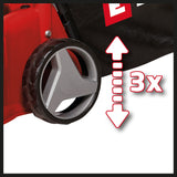 Masina de tuns iarba pe benzina Einhell GC - PM 40/2 (2 kW, 1 cilindru, motor in 4 timpi, cilindree 132 cm³, sac de colectare de 45 L cu indicator de nivel, latime de taiere 40 cm, recomandata pana la 800 m² Einhell - scule electrice si unelte profesionale - BricoMart