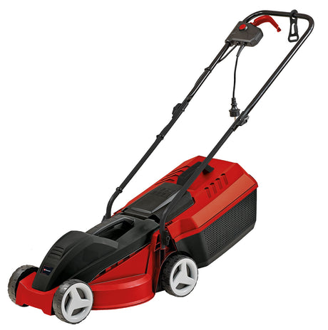 Masina de tuns iarba/gazon electrica Einhell GC - EM 1000/30 (1.000 W, latime de taiere de 30 cm, cutie de colectare de 25 l, ghidon pliabil, usoara si robusta Einhell - scule electrice si unelte profesionale - BricoMart