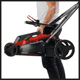 Masina de tuns iarba/gazon electrica Einhell GC - EM 1600/37 (1600W, latime de taiere de 37 cm, pana la 700 m², cos de colectare de 38 l, reglare centrala a inaltimii de taiere cu inaltime de taiere de 20 - 60 mm Einhell - scule electrice si unelte profesionale - BricoMart