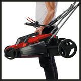 Masina de tuns iarba/gazon electrica Einhell GC - EM 1800/43 (1800W, latime de taiere de 43 cm, pana la 800 m², cos de colectare de 50 l, reglare centrala a inaltimii de taiere cu inaltime de taiere de 20–65 mm Einhell - scule electrice si unelte profesionale - BricoMart
