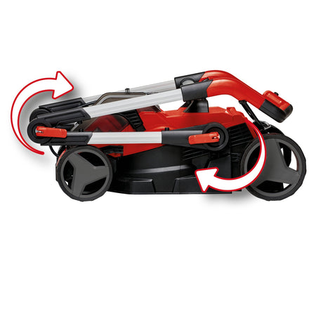 Masina de tuns iarba/gazon pe acumulator Einhell GE - CM 36/34 - 1 Li - Solo Power X - Change (litiu - ion, reglare centrala a inaltimii de taiere pe 5 niveluri, maner lung reglabil, fara acumulator si incarcator Einhell - scule electrice si unelte profesionale - BricoMart