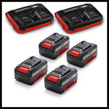 Masina de tuns iarba/gazon pe acumulator Einhell GP - CM 36/47 S Li BL Kit Power X - Change (36 V, latime de taiere 47 cm, pana la 700 m², motor fara perii, colector de iarba de 65 L, incl. 4 baterii de 4,0 Ah + 2 incarcatoare duble Einhell - scule electrice si unelte profesionale - BricoMart