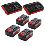 Masina de tuns iarba/gazon pe acumulator Einhell GP - CM 36/47 S Li BL Kit Power X - Change (36 V, latime de taiere 47 cm, pana la 700 m², motor fara perii, colector de iarba de 65 L, incl. 4 baterii de 4,0 Ah + 2 incarcatoare duble Einhell - scule electrice si unelte profesionale - BricoMart