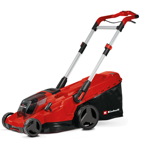 Masina de tuns iarba/gazon pe acumulator Einhell RASARRO 36/42 (2x4.0Ah Power X - Change (Li - ion, pana la 550 m², energie fara perii, reglare centrala a inaltimii de taiere, incl. 2x baterii PXC de 4.0 Ah + incarcator de mare viteza Einhell - scule electrice si unelte profesionale - BricoMart