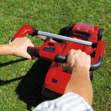 Masina de tuns iarba/gazon pe acumulator Einhell RASARRO 36/42 Kit Power X - Change (36V, latime de taiere de 42 cm, pana la 725 m², motor fara perii, cos de colectare de 50 l, functie de mulcire, incl. 2x 5,2 Ah + 1x incarcator dublu Einhell - scule electrice si unelte profesionale - BricoMart