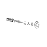 Masina tocat carne Profi Line 1/2, 1100W, inox AISI 304, 150 kg / h, 140 rpm, 460x240x(H)510mm, 400v, motor asincron ventilat, cu protectie impotriva supraincalzirii