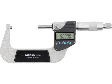 MICROMETRU DIGITAL PT EXTERIOR 50 - 75MM Yato YT - 72308 Yato - scule electrice si unelte profesionale - BricoMart