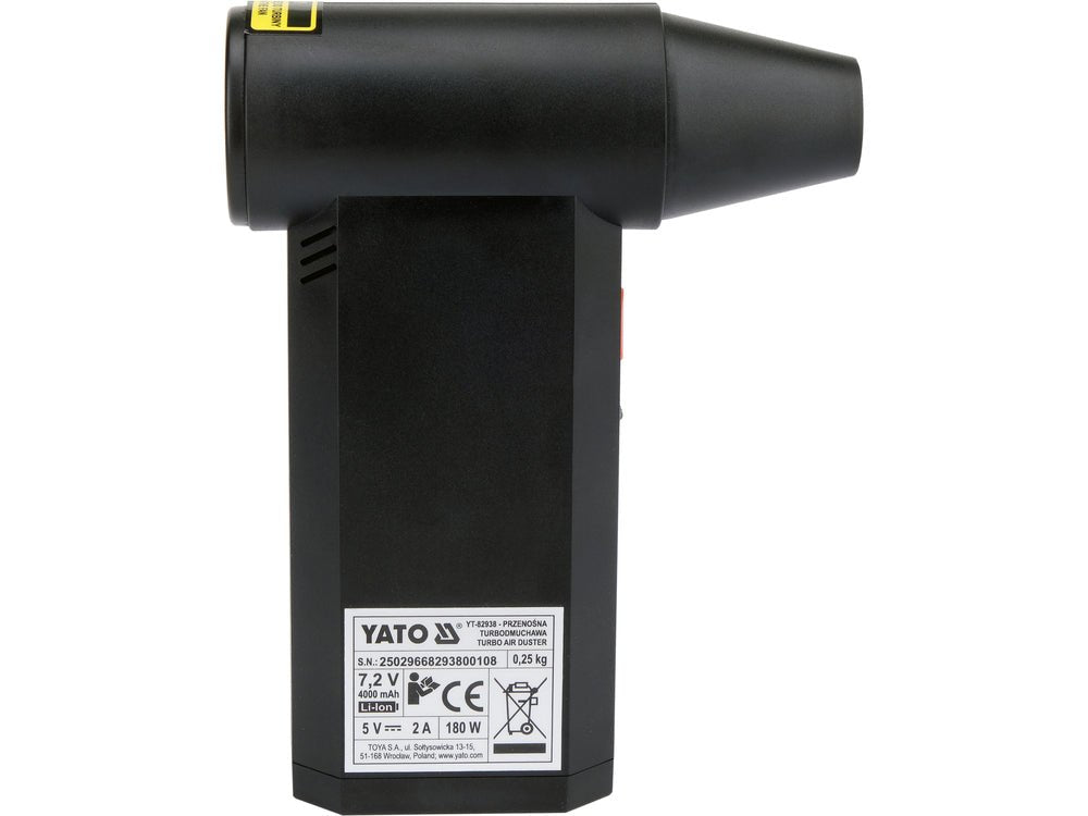 MINI VENTILATOR 135000RPM Yato YT - 82938 Yato - scule electrice si unelte profesionale - BricoMart