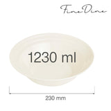 Bol Fine Dine,  Crema 1230 ml, 230 mm