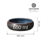 Bol Goro Brown Blue 165 mm, 650 ml Fine Dine