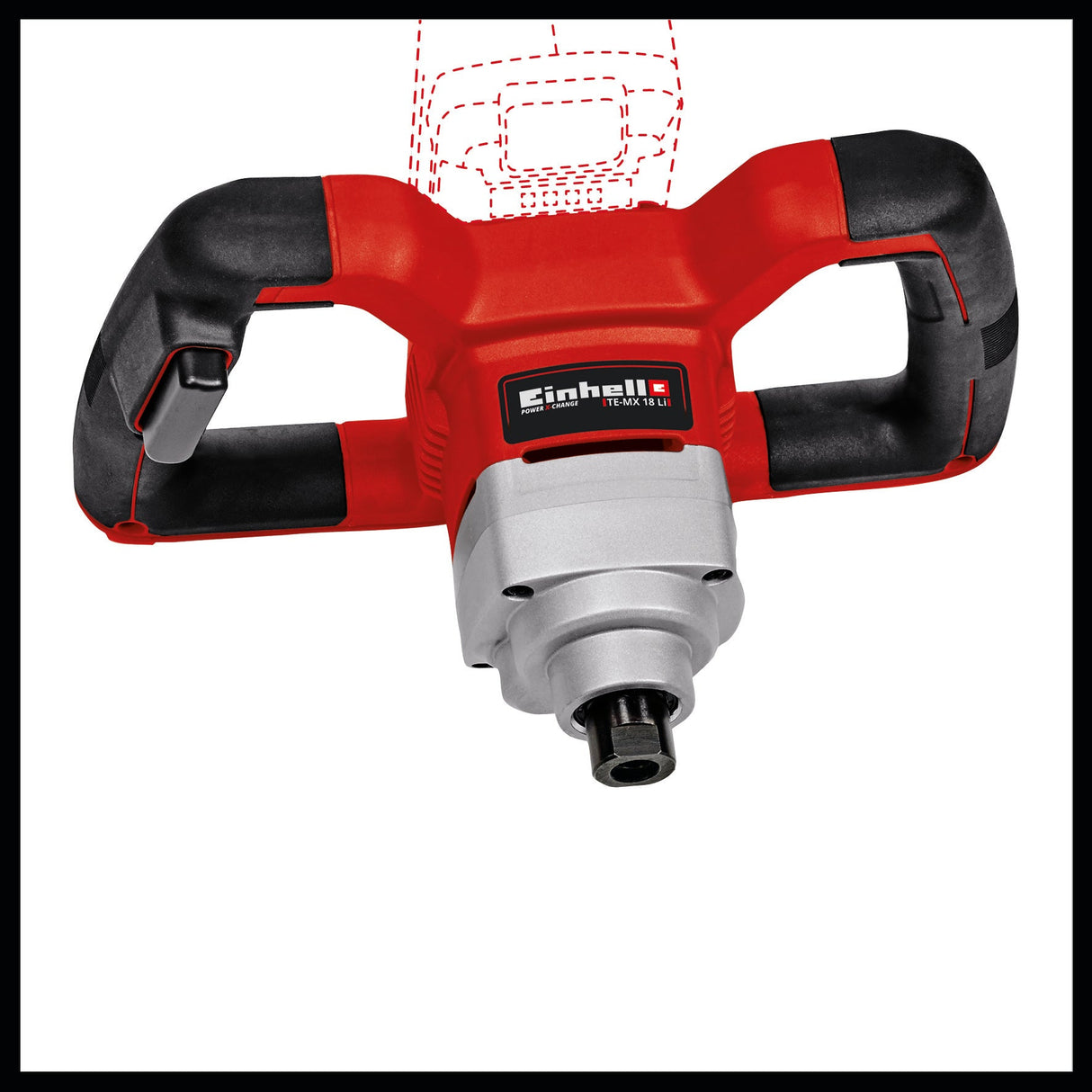 Mixer de vopsea si mortar pe acumulator Einhell TE - MX 18 Li - Solo PXC (li - ion, electronica de viteza, furnizat fara acumulator sau incarcator Einhell - scule electrice si unelte profesionale - BricoMart