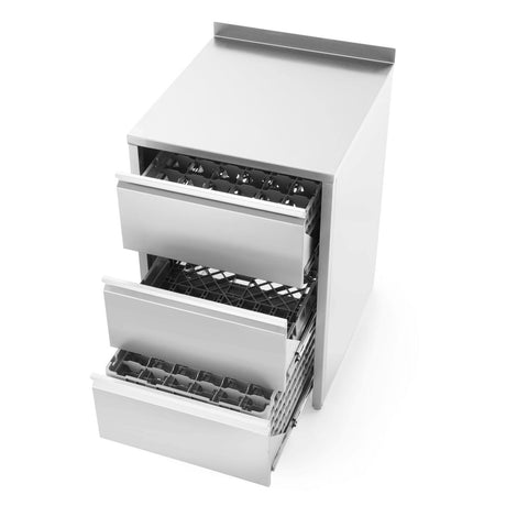 Modul cu 3 rafturi cu acțiune rapidă, Oxygen 600x650x(H)900 mm, Barmatic