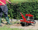 Motosapa pe benzina Einhell GC - MT 2236, 2,2 kW, rezervor de 2 l, motor OHV monocilindric in 4 timpi, saboti de frana reglabili pe inaltime si manere stabile, functie de oprire a lamei cultivatorului Einhell - scule electrice si unelte profesionale - BricoMart