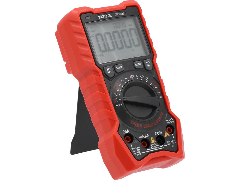 MULTIMETRU DIGITAL RMS ,AFISAJ LCD 25000 Yato YT - 730895 Yato - scule electrice si unelte profesionale - BricoMart
