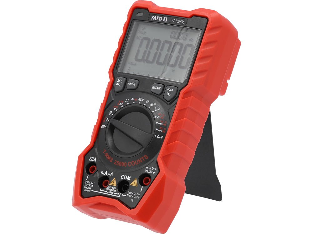 MULTIMETRU DIGITAL RMS ,AFISAJ LCD 25000 Yato YT - 730895 Yato - scule electrice si unelte profesionale - BricoMart