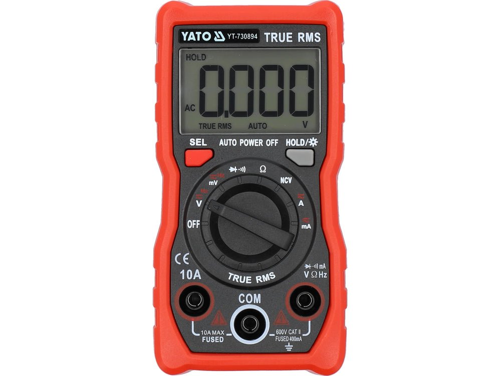 MULTIMETRU DIGITAL RMS,AFISAJ LCD 4000 Yato YT - 730894 Yato - scule electrice si unelte profesionale - BricoMart