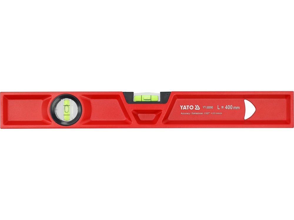 Nivela aluminiu magnetica YATO YT-30090, 400 mm, 3 bule