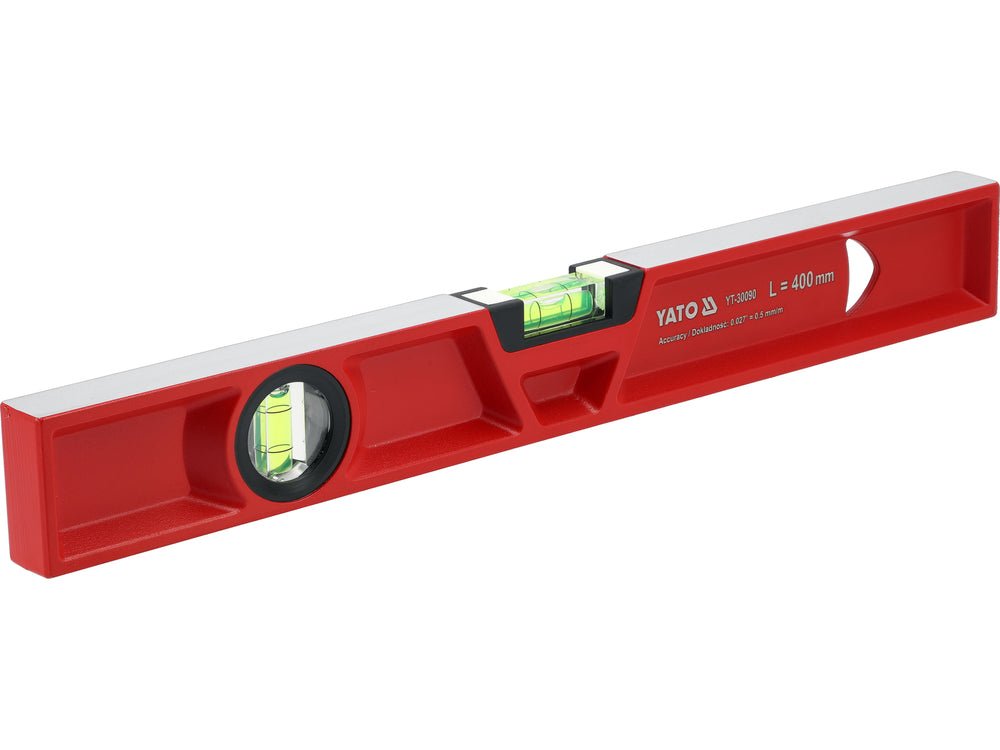 Nivela aluminiu magnetica YATO YT-30090, 400 mm, 3 bule - imagine 2