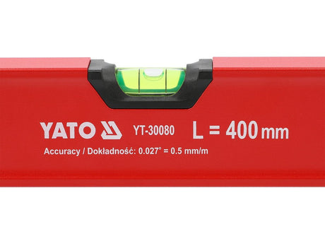 Nivela aluminiu YATO YT-30080, 400 mm cu maner 3 bule - imagine 3