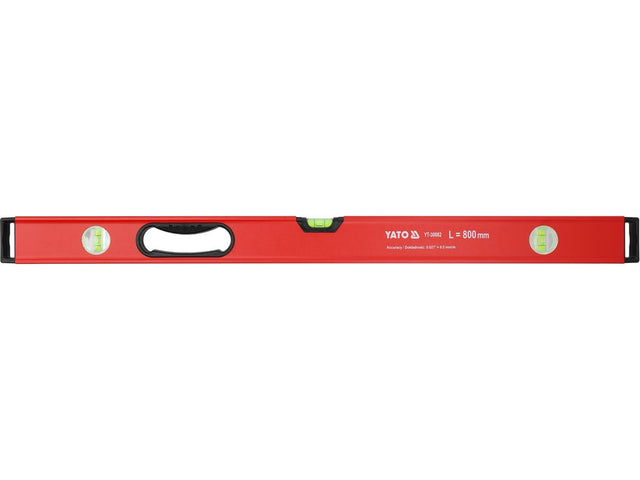 Nivela aluminiu YATO YT-30082, 800 mm cu maner 3 bule