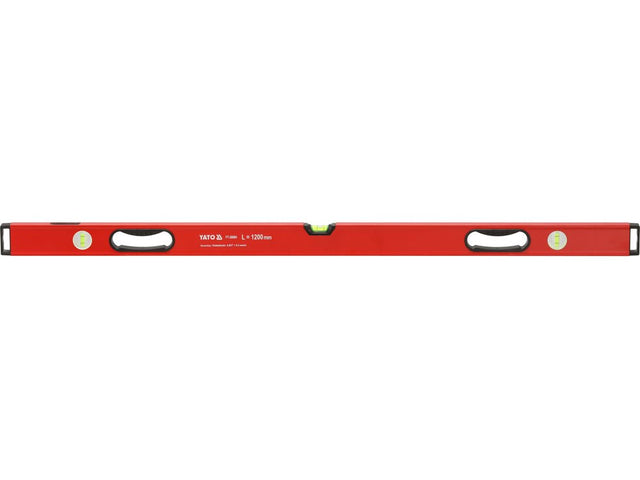 Nivela aluminiu YATO YT-30084, 1200 mm cu maner 3 bule
