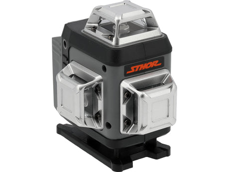 NIVELA LASER 4D VERDE 16 LINII ACCESORII Sthor 18007 Sthor - scule electrice si unelte profesionale - BricoMart