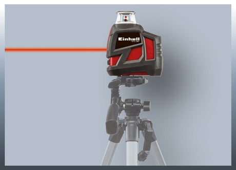 Nivela laser Einhell 360° TE - LL 360, in cruce, linie laser orizontala/verticala si orizontala 360°, autonivelare, incl. suport de perete, geanta Einhell - scule electrice si unelte profesionale - BricoMart