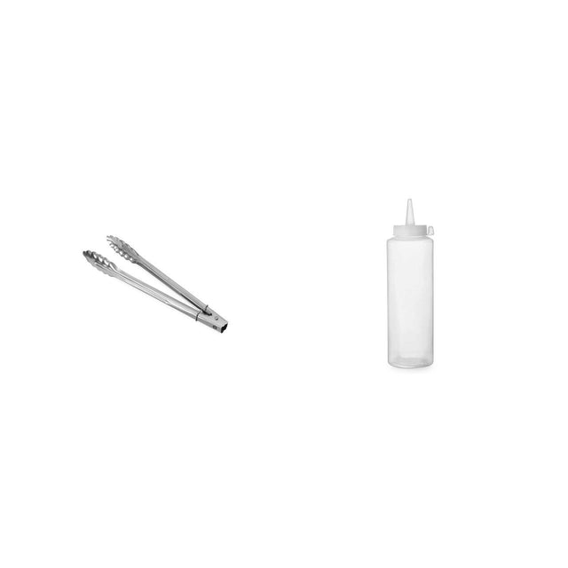 Pachet Clește salată 250mm + Sticlă dispenser 700ml