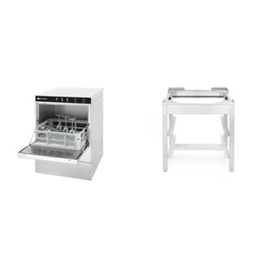 Pachet Masina spalat pahare K40 + Pompa scurgere + Suport inox