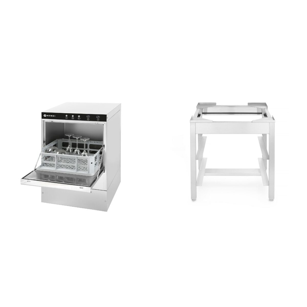 Pachet Masina spalat pahare K40 + Suport podea inox