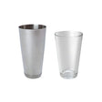 Pachet Pahar cocktail Boston inox 0.8L + Pahar Boston sticla 0.45L
