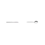 Pachet Set 12 cuțite masă + Set 12 linguri masă inox