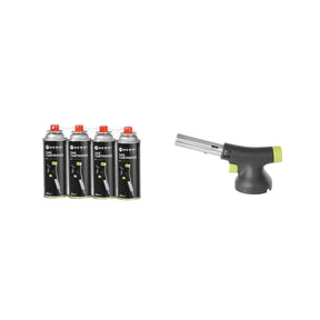 Pachet Set 4 rezerve gaz 227g + Arzător Creme-Brulee Jet